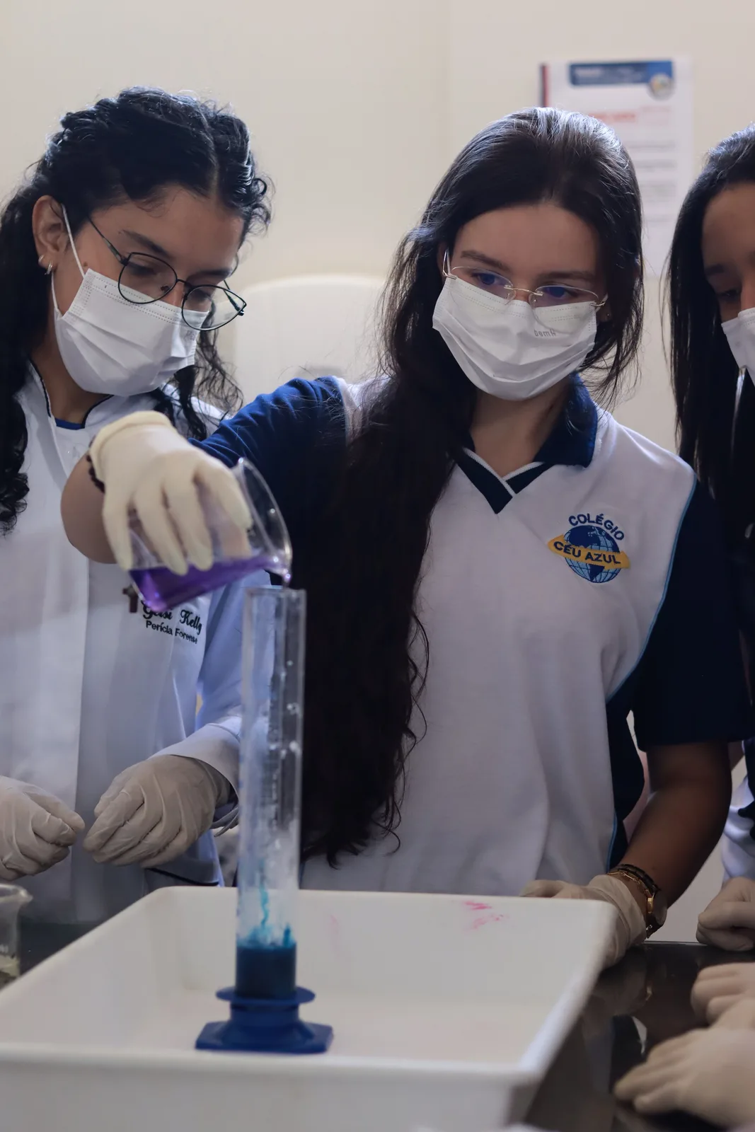 Aula prática de ciências
